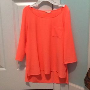 Bright Orange Dressy Shirt